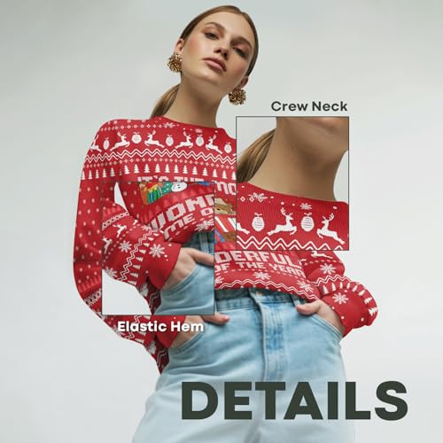 Image of 99TIMORO Funny Ugly Christmas Sweater for Men and Women