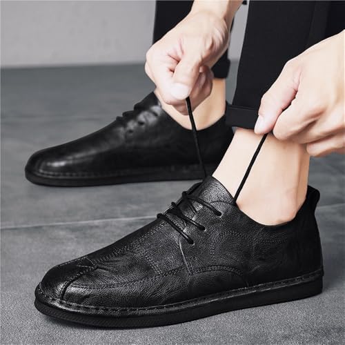 Men's Lace Up Oxford Dress Shoes Summer Lightweight British Style Casual Business Comfortable Footwear2