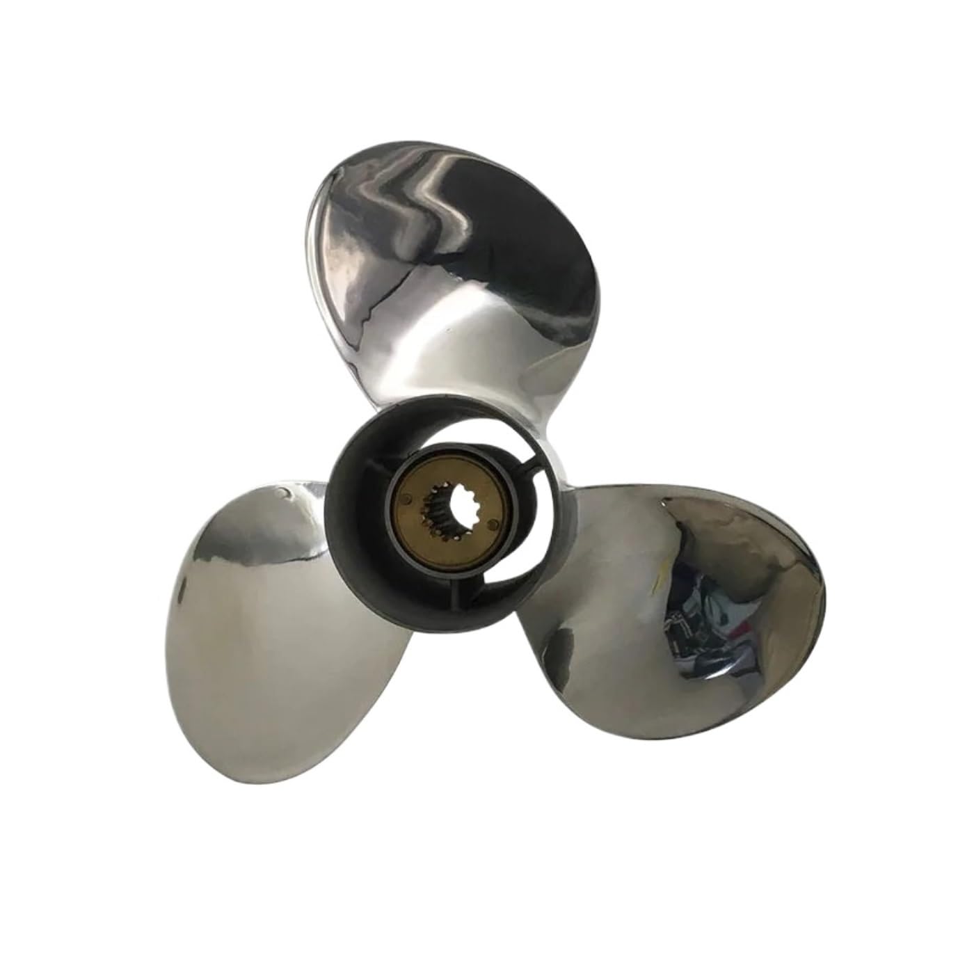 Elica Fuoribordo, Elica fuoribordo in Acciaio Inossidabile 11-1/8x14 Adatta a 30-70, 3 Pale, 13 Denti scanalati