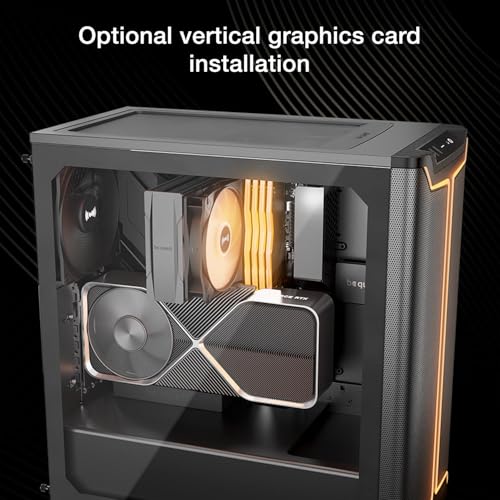 Image of be quiet! Pure Base 501 DX Black Mid-Tower ATX Case | High Airflow | 3 Preinstalled Pure Wings 3 140mm PWM Fans | Optimized Air Pressure | BGW76