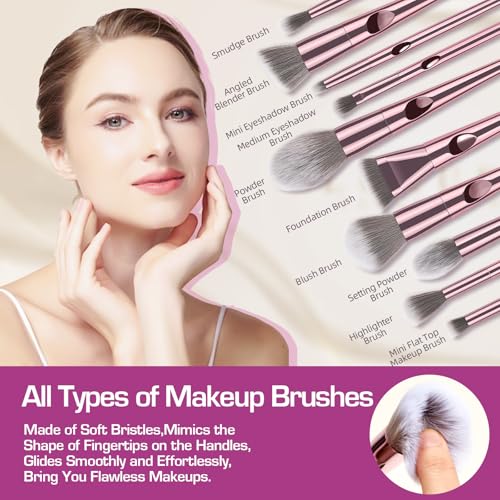 Golray Gifts for Teen Girls - 21Pcs Teenager Gifts Basket with Leopard Satin Pillowcase/Makeup Brush/Mug, Christmas Birthday Gift Set for Women Daughter Sister Niece Tween Girl Kid Toy Age 10 12-18+ - Image 4