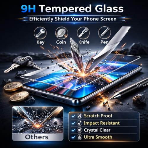 Image of Blackwik UV Curved Tempered Glass for Vivo T3 Ultra 5G | 2-Pack