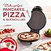 DASH 8” Express Electric Round Griddle for for Pancakes, Cookies, Burgers, Quesadillas, Eggs & other on the go Breakfast, Lunch & Snacks - Aqua