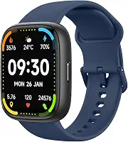 Bettdow SmartWatch, relogio smartwatch com Ecrã tátil e Alexa, à prova d'água IP68, relogio feminino e masculino, com modo esportivo e recebimento de notificações (azul)