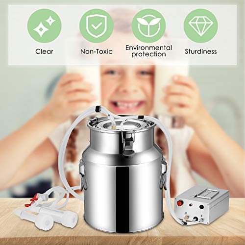 Machine à traire de chèvre et mouton électrique portable de 3L - 3
