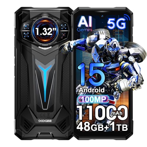DOOGEE S200 Ultra 5G Outdoor Handy AI Smartphones Ohne Vertrag, Dimensity 7400, mit...