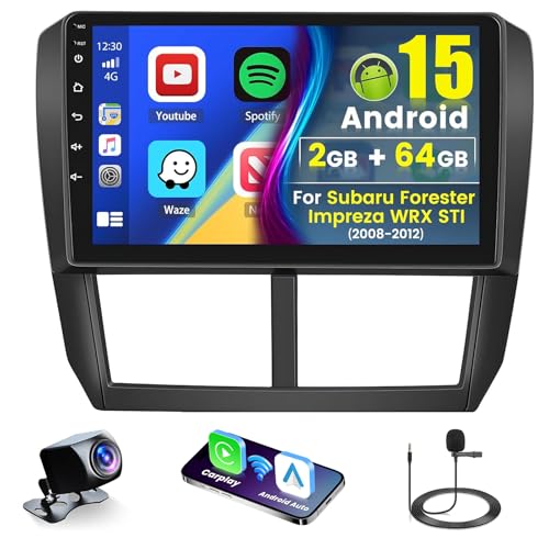 Roinvou [2G+64G] for Subaru Forester Impreza WRX STI 2008-2012 Car Radio with Wireless...