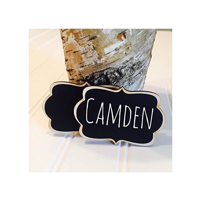 Buy 6 Reusable Chalkboard Name Tags, Chalkboard Name Badges,