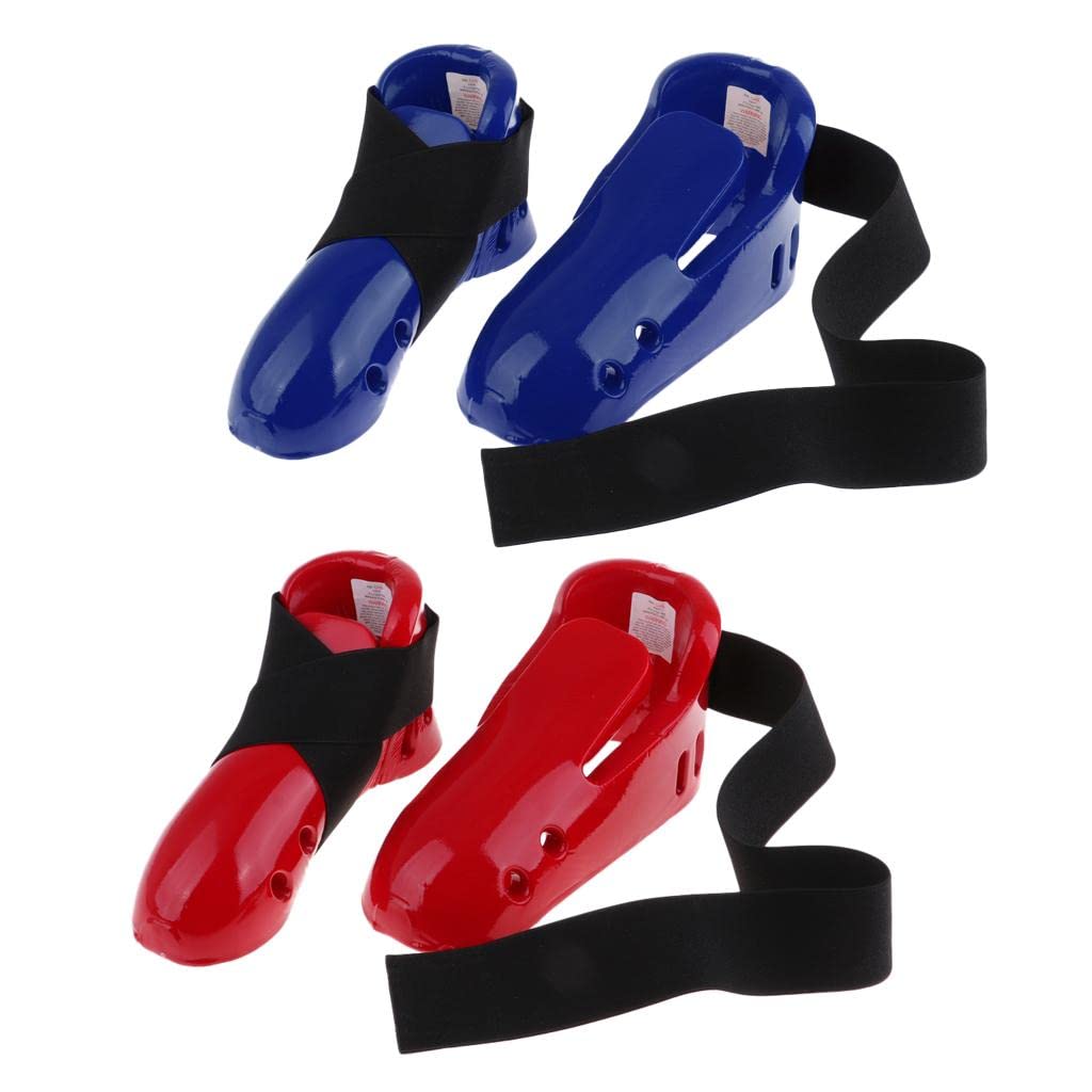Taekwondo Foot Guard per Bambini Comprende Protezione Piedi Regolabile Scarpe da Karate Sparring Parastinchi E Copridorso in Materiale Leggero E