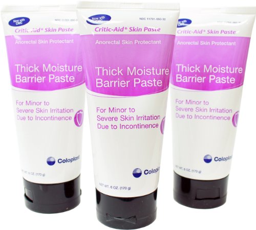 Critic-Aid Skin Paste - Skin Protectant / Barrier Paste 6 oz Tube (Pack of 3)