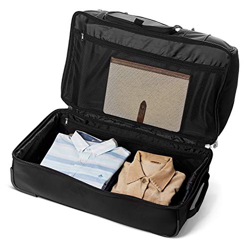 Denco NFL Dallas Cowboys Rolling Drop-Bottom Duffel Bag, 27-Inch