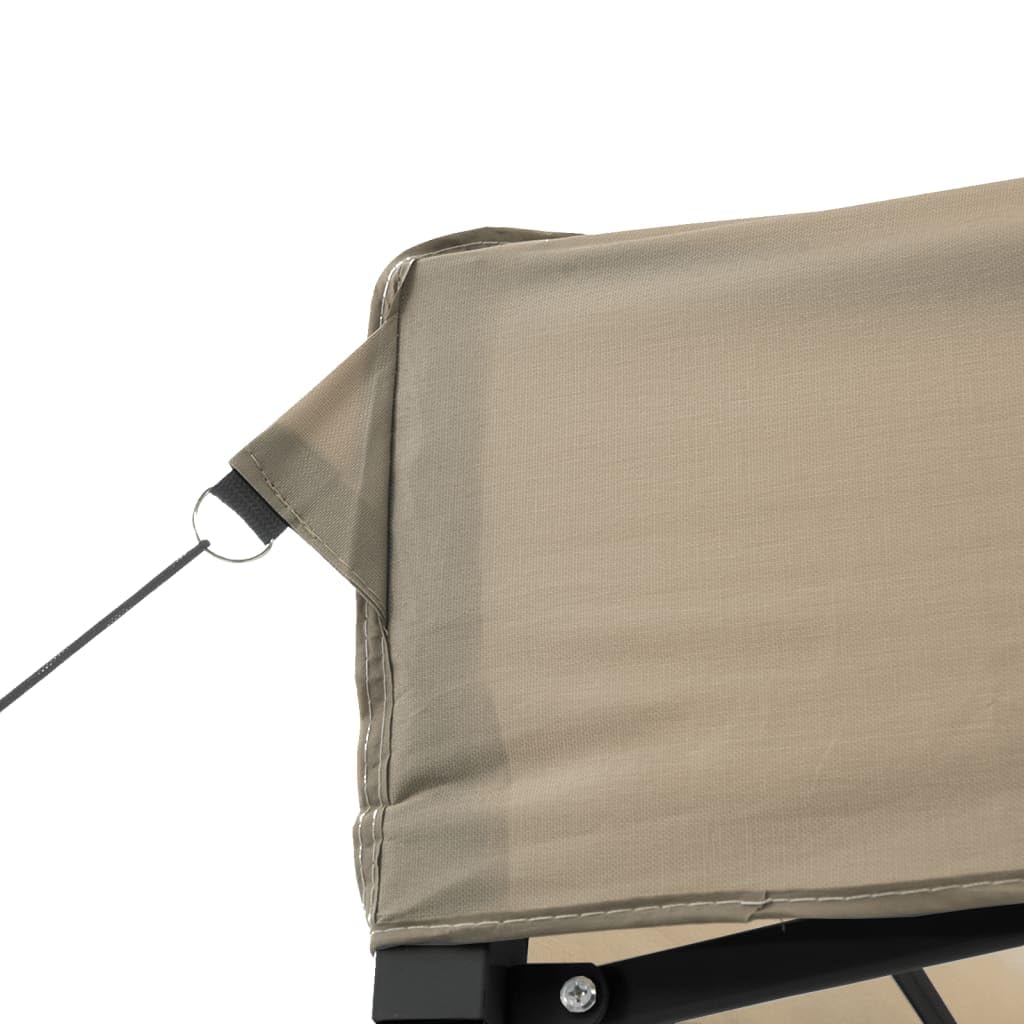 Pop-Up pawilon imprezowy, składany, z 4 ściankami bocznymi, kolor taupe