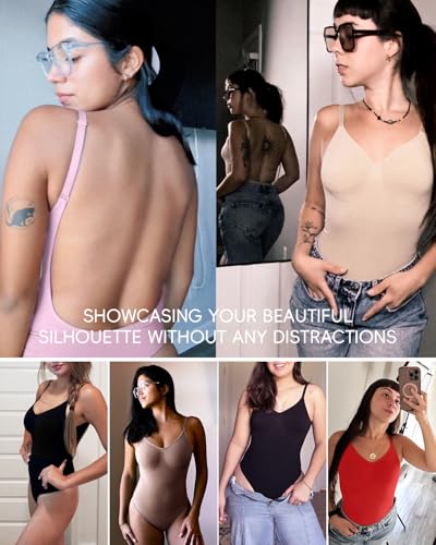 Image of Backless Thong Shapewear for Women with Tummy Control, Seamless Sculpting Bodysuit for Workouts and Daily Wear