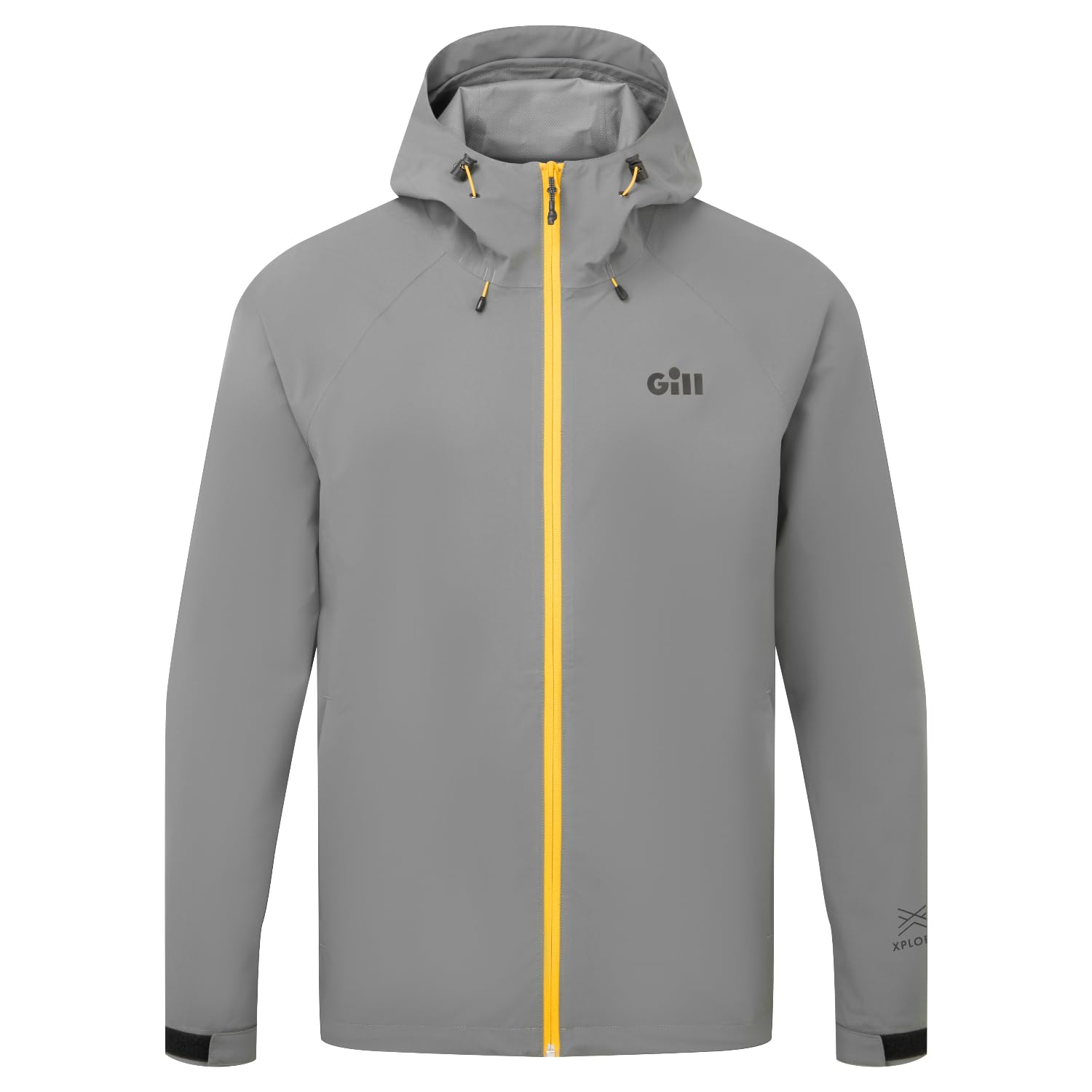 Gill Voyager Rain Jacket - Lightweight, Breathable, Windproof & Waterproof (Ash, XXL)