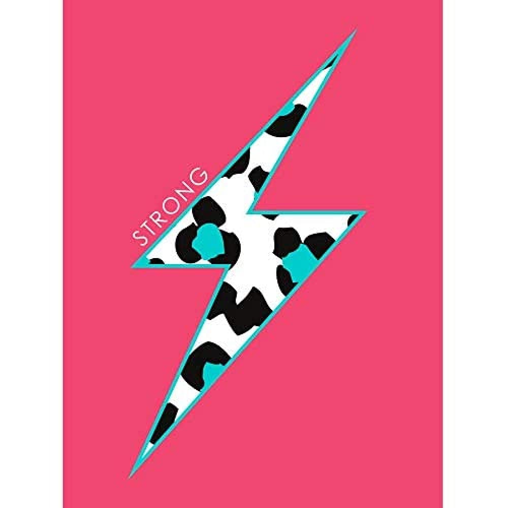 Wee Blue Coo Pink Teal Leopard Strong Unframed Art Print Poster Wall Decor 12x16 inch