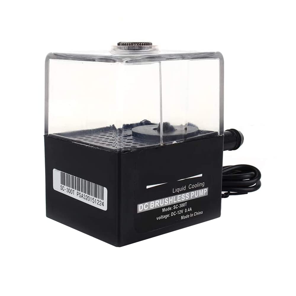 SC-300T Pompe de refroidissement à eau ultra silencieuse DC 12 V Réservoir 8 W max. 400 l/h pour PC CPU Système de refroidissement liquide