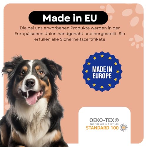 Odolplusz Orthopädisches Hundebett Grosse Hunde | Hundekissen für mittelgroße und große Hunde | Hundematratze mit Waschbarem Bezug | (Graphit, 100x70x7cm)