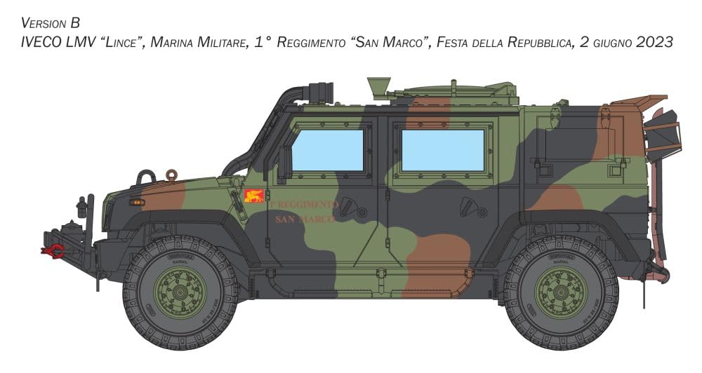 Italeri 6766 VTLM Lince, scala 1:35, Plastic Model Kit/Modello in plastica da montare