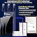 Ferilinso 3 Pack Privacy Screen Protector for Samsung Galaxy S24 Plus with 3 Pack Tempered Glass Camera Lens Protector Phone Case Friendly Accessories Protector de Pantalla for Samsung S24 Plus