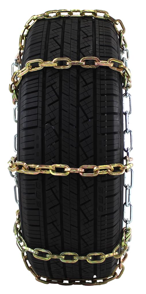Quality Chain Light Truck Heavy Duty Square Link Alloy Non-Cam Tire Chains – Single Mount (2128RHD)