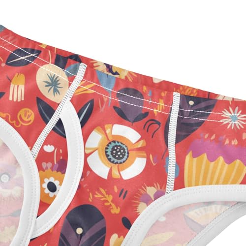 KLL Floral Toddler Boy Comfort Briefs Underwear Cute Children Panties4