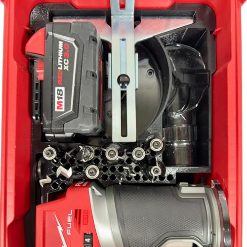 Image of M18 Fuel Compact Router Packout Organizer with Tool, Battery and Bit Storage for Packout Compact Tool Box, Battery and Accessory Storage, Insert Only 2732-20 - Fits Packout 48-22-8435