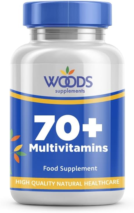 Woods Supplements - Multi Vitamin Tablets for Men & Women (360x). Combination of Multivitamins & Essential Minerals. Supply of Vitamin A,c, D & E. Immune System Booster Adult Multivitamin Over 70s