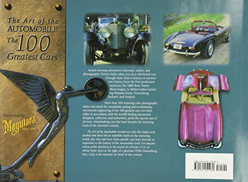 William Morrow COLOUR PHOTOGRAPHS The Art Of The Automobile: The 100 Greatest Cars thumb #1