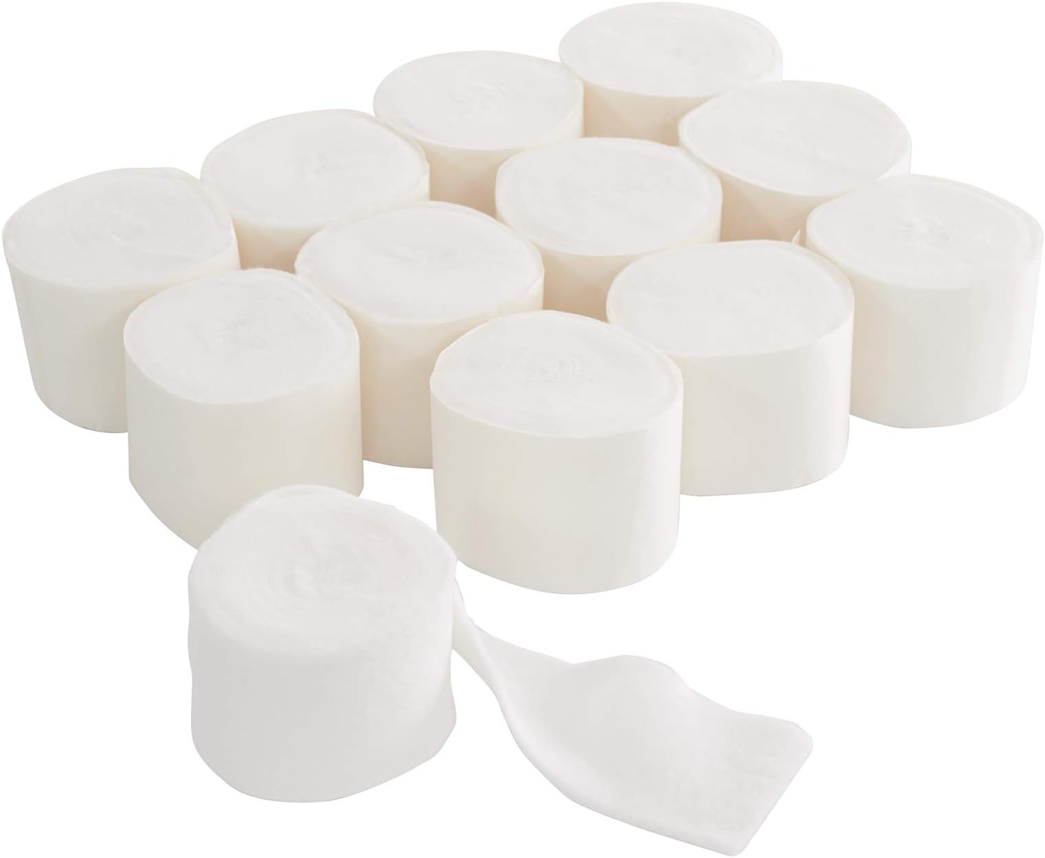 Rolyan Rayon Cast Padding, 2" x 4 Yards, Set of 12 Rolls, Cast Pre Wrap for Skin Friction Protection, Undercast Padding for Clinical and Hospital Use, Prewrap Rolls for Splints, Braces, and Casts