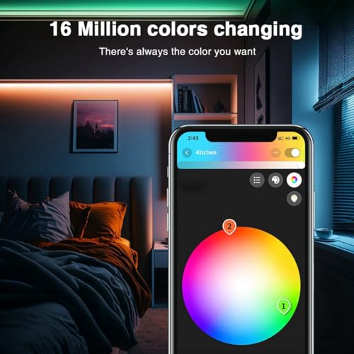 Contrôleur LED WiFi 5 en 1 Tuya avec commande vocale et télécommande 2.4G - 4