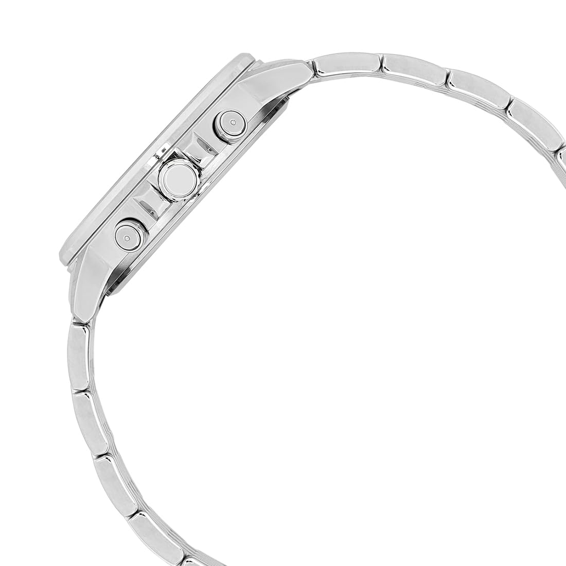 Casio Reloj analógico plateado BMS-300D-2AVDF para hombre (A2541)