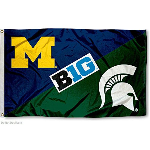 Wincraft NCAA Michigan State Spartans Deluxe Flag - 3 Feet By 5 Feet, Officially Licensed