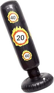 WHAMVOX 1 Peça Copo De Boxe Preto Copos Brinquedos De Descompressão Copo Para Crianças Saco De Boxe Inflável Prática Saco De Boxe Sacos De Boxe Brinquedos Infantis Coluna De Boxe Saco De