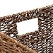 Foldable Storage Basket with Iron Wire Frame By Trademark Innovations (Set of 4)