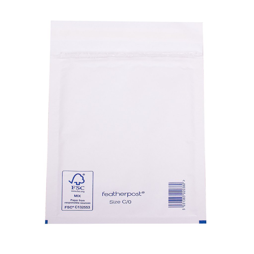 100 x JL0 C/0 White Padded Bubble Bags Envelopes 140x195mm (EP3)