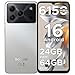 DOOGEE Note 56 Android 16 Smartphone Ohne Vertrag, 6150mAh Akku, 8,45mm Ultradünn + 6.56" HD + 90Hz Handy Günstig, Octa Core, 24 GB + 64 GB/ 2TB TF, 4G Dual SIM Simlockfreie Handys, Face ID/GPS/OTG