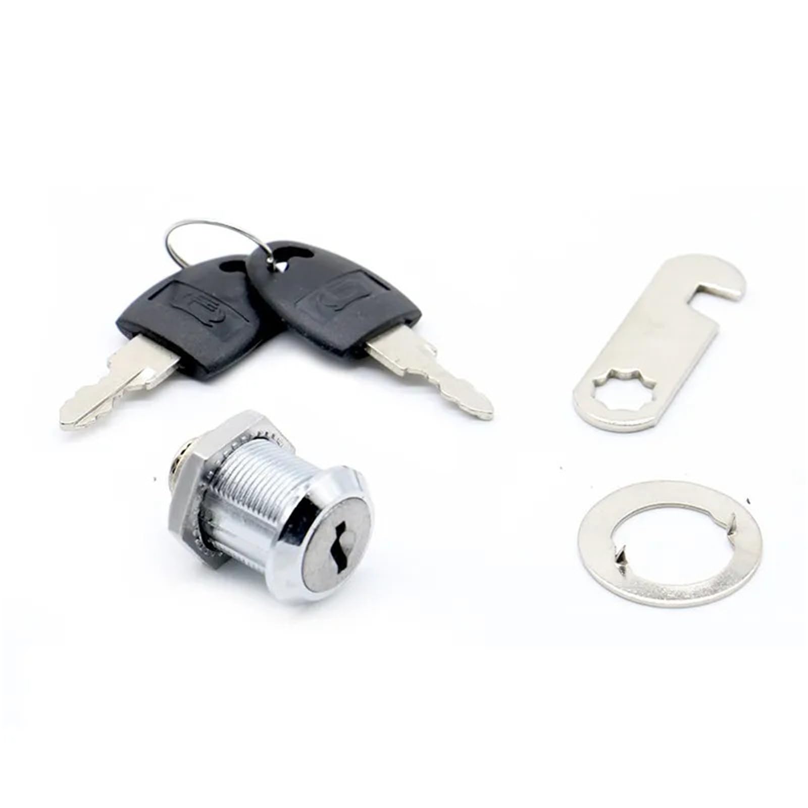 Nbmfdsry 30Mm Same Key Closet Gate Lock, Cam Cylinder Locks Door Cabinet Padlock Box Lock With 2 Keys 1Pcs(30Mm Same Key)