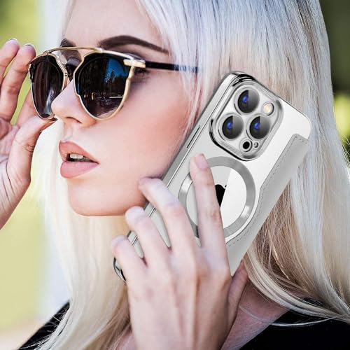 Étui à rabat iPhone 15 Pro coque cuir galvanisé 360 - 7