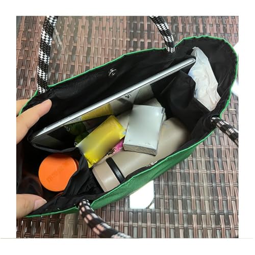 Bolso Tote 23x20x12.5 cm nylon para mujer miniatura 6
