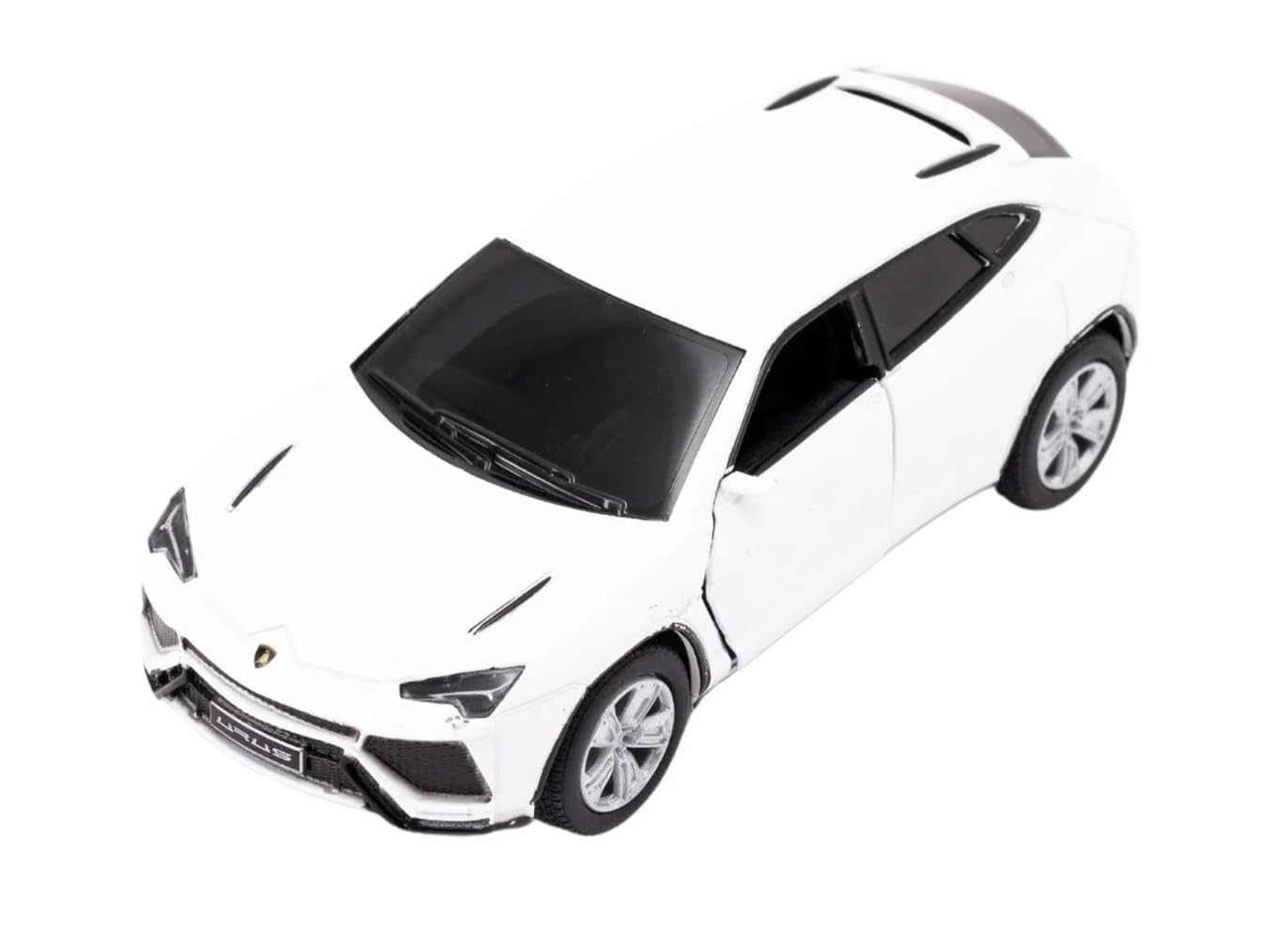 Easy Toys Model Car Compatible with Kinsmart Lamborghini Urus - Scale Toy Car with Opening Doors - Cars modeling (White)