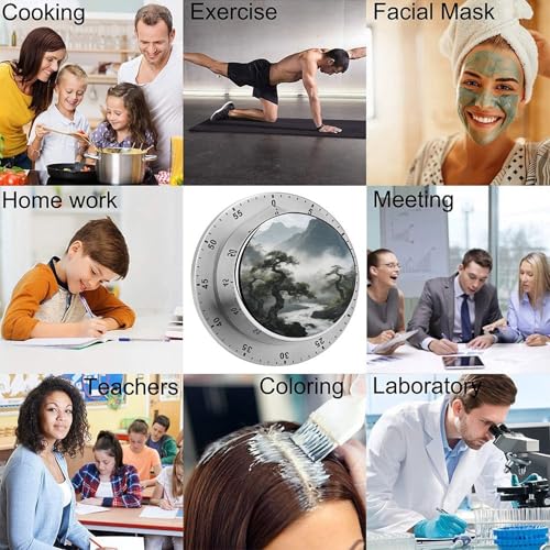Reloj de cocina magnético de escritorio, ideal para repostería, estudio y tareas diarias 6