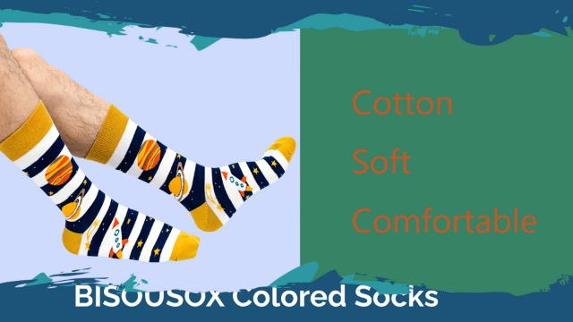 Chaussettes Drôles Foot Pour Homme 39-46 - Cadeau Père, Fan De Football | BISOUSOX Coton Antidérapant