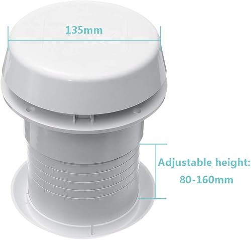 Miniatura 5 de MASO Ventilador de enfriamiento de escape para automóvil de 12 V, autocaravana, ventilación de techo, ventilador de escape de refrigeración sin