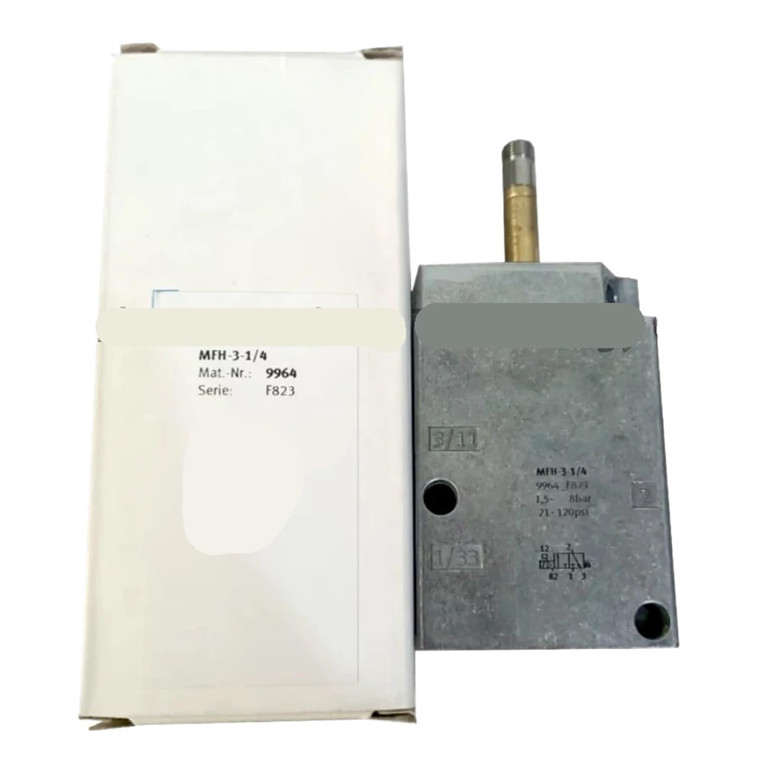 CLEUFWKO 1pcs MFH-3-1/4 9964 solenoid valve