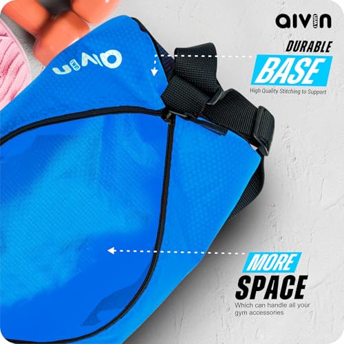Image of Aivin Booster Multipurpose Gym Bag | Gym Bags | Adjustable Shoulder Bag for Men |Duffle Gym Bags for Men | Fitness Bag | Carry Bags | Sports & Travel Bag | Sports Kit | Duffle Bags Travel
