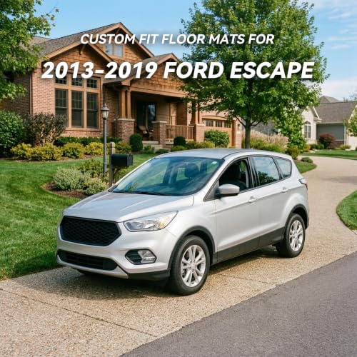 Image of YITAMOTOR Floor Mats for 2013-2019 Ford Escape, 2013-2018 Ford C-Max