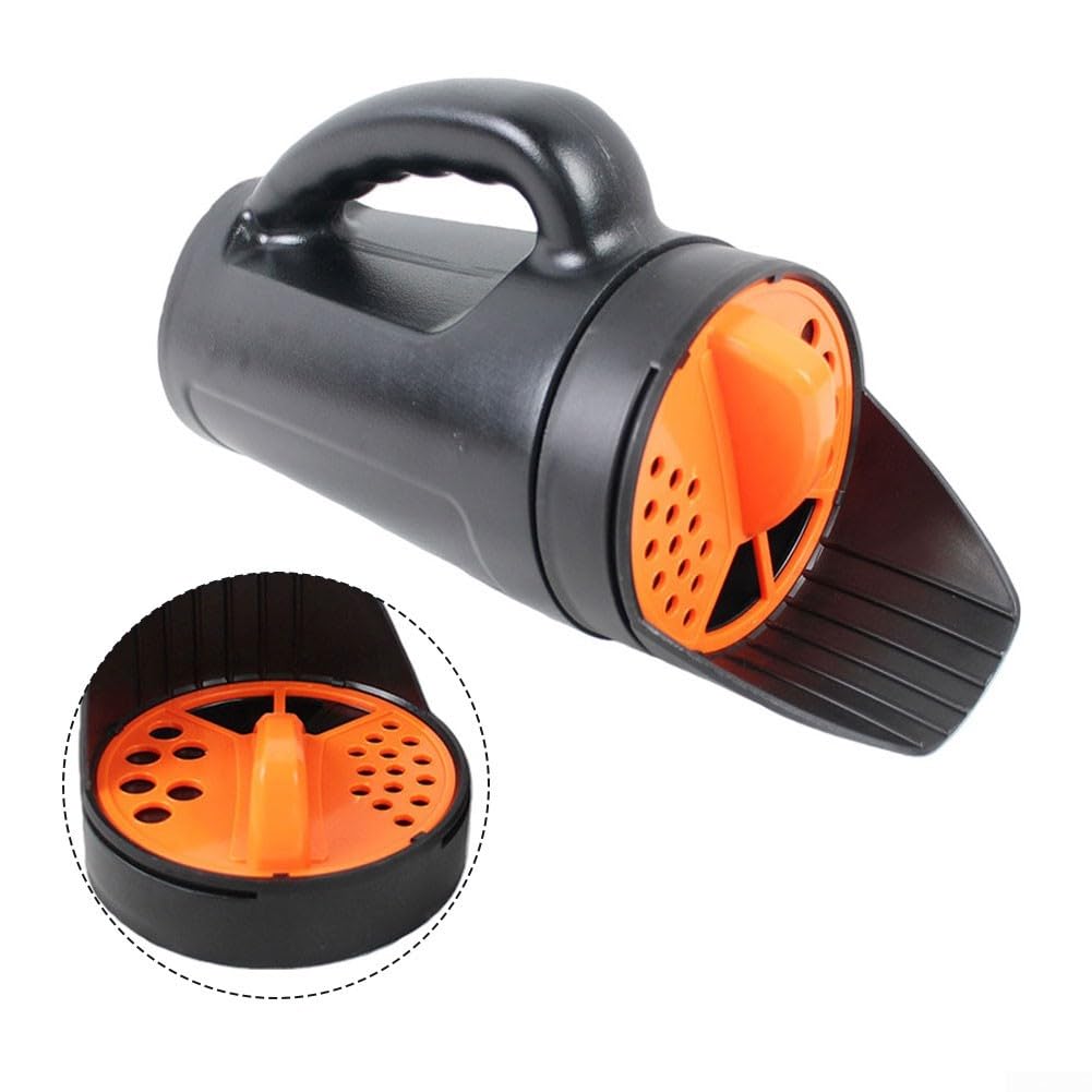 Épandeur de jardin multifonctionnel et épandeur de sel pour plantation neige glace fonte avec pelle carrée Matériau ABS Design ergonomique portable pelouse légumes Di
