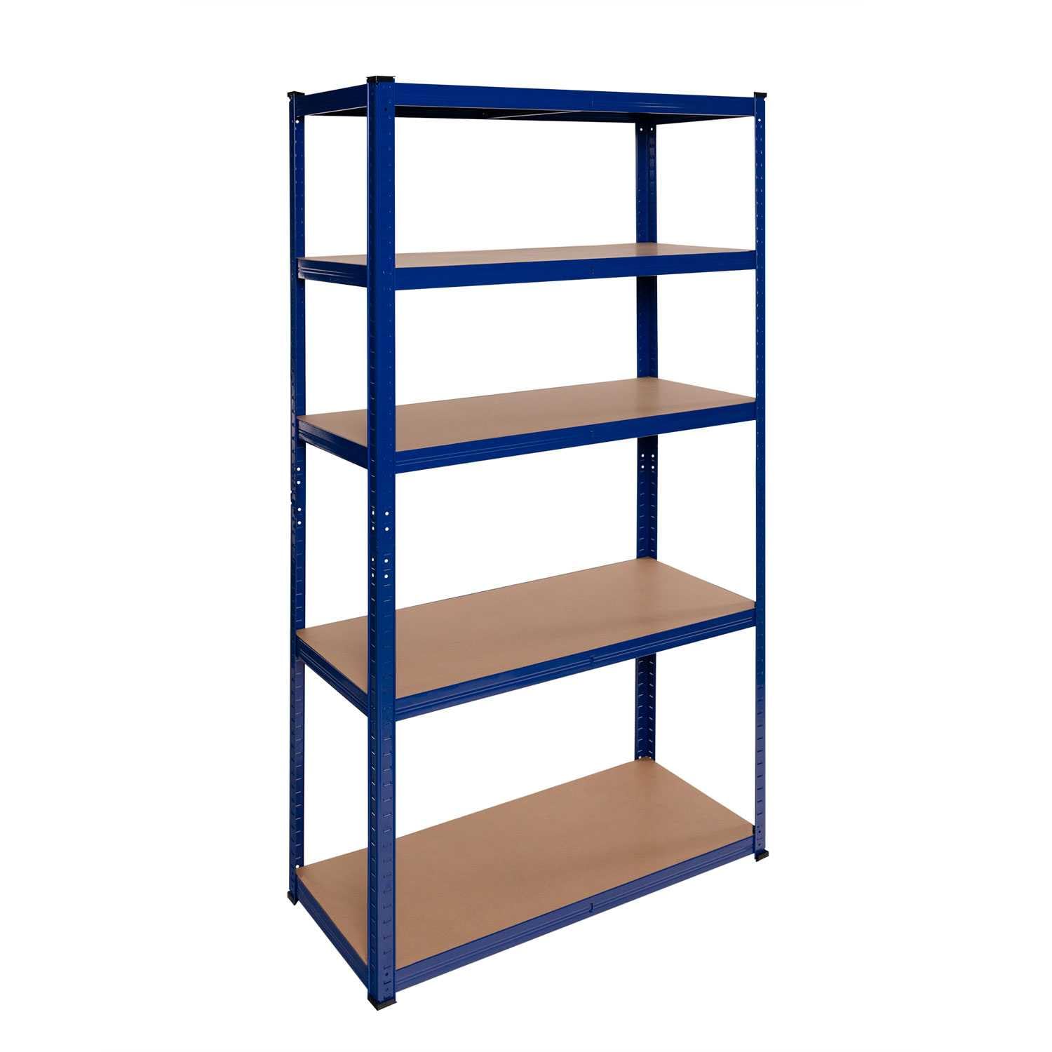 OcioDual Estanteria Metalica Azul Essential, Estanteria Almacenaje Trastero, 180x90x40cm, Estante Cocina, Estanterias Almacenaje Trastero, Estanterias Metalicas Sin Tornillos