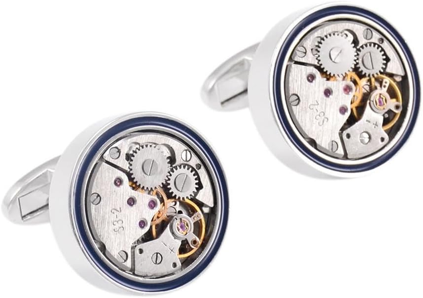 フレンチシャツカフスボタン メンズウォッチムーブメント スリーブネイル ビジネスブラウス 機械式カフス