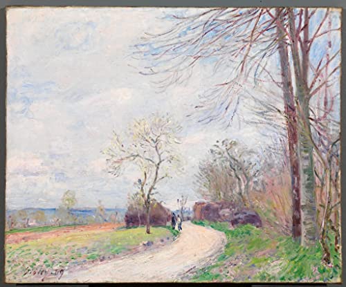 Art Tableau les des Buttes Sisley pour décoration murale inspirante